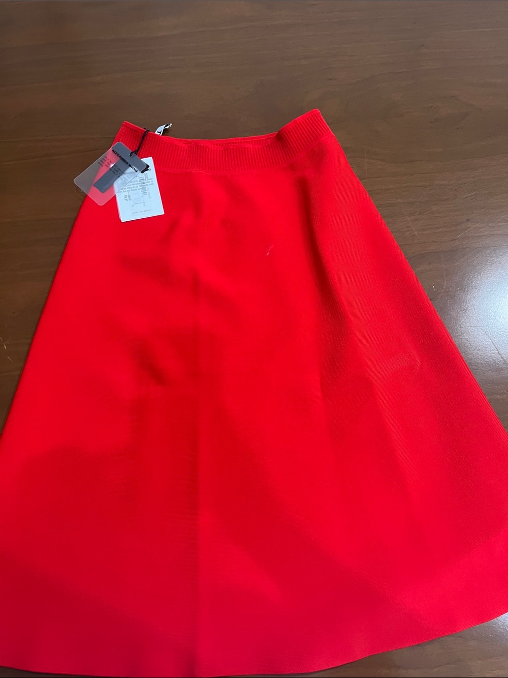 Alexander Wang Red Skirt